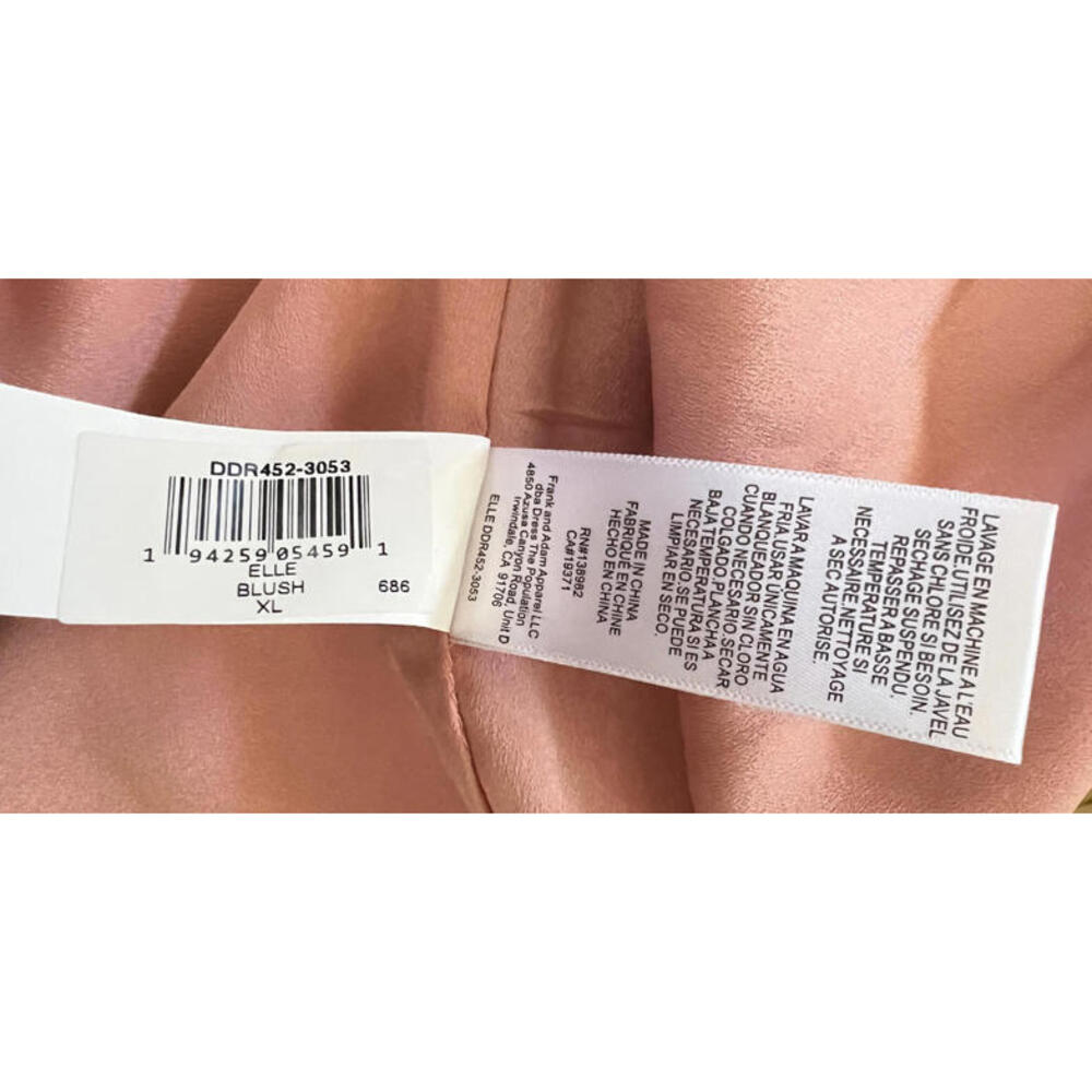 New Dress The Population Elle Sheath Dress In Blush Size XL $168 - Picture 10 of 10